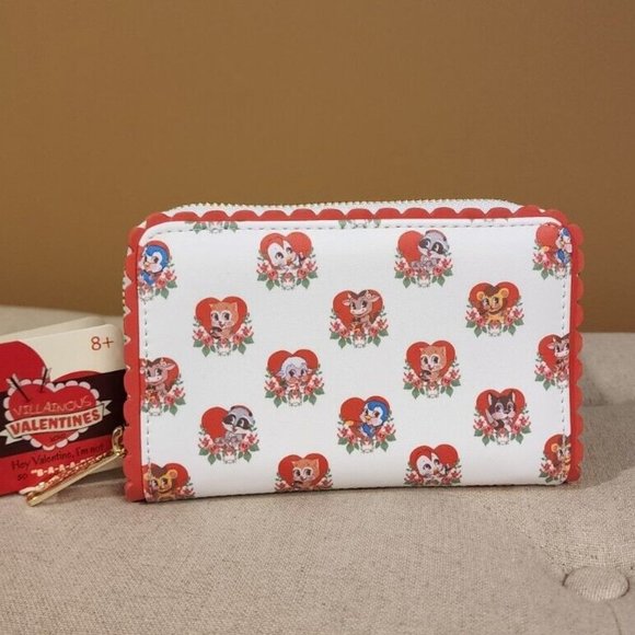 Loungefly Funko Villainous Valentines Zip Around Wallet - Picture 1 of 12